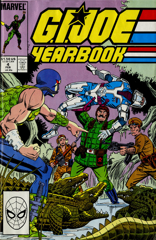 G.I.Joe Yearbook #4 cover art by Mike Zeck