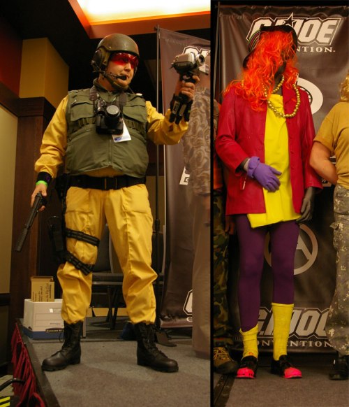 Scoop and Snake Eyes cosplay JoeCon 2015